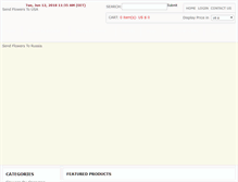 Tablet Screenshot of flowersdeliveryrussia.com